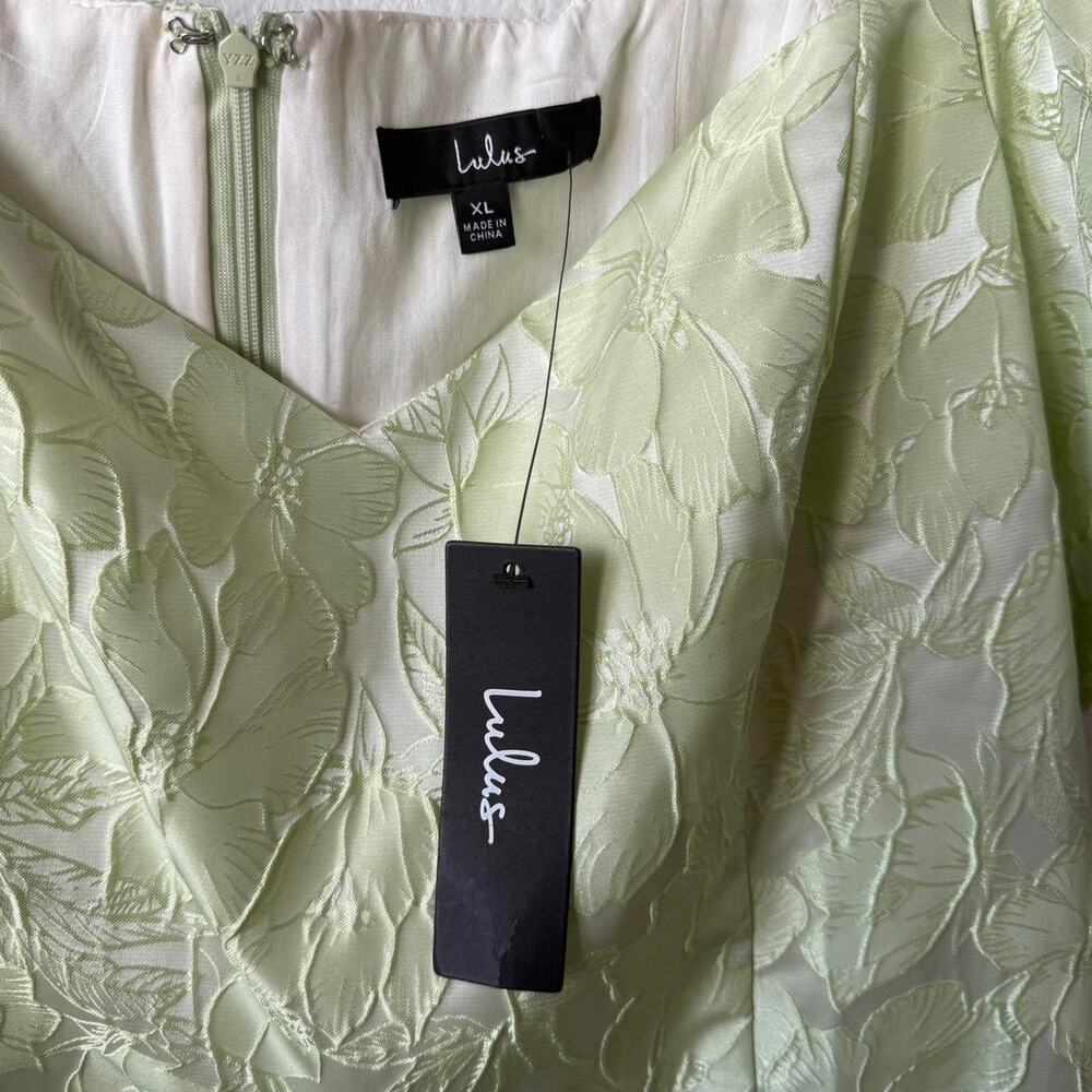 Lulus light green floral dress - Picture 8 of 8